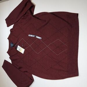 Dockers Argyle Sweater Size Medium